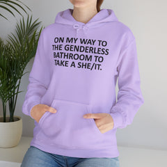 On My Way to the Genderless Bathroom Hoodie