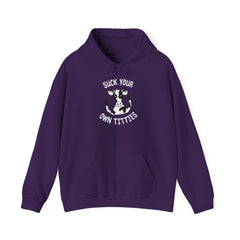 Suck Your Own Titties Funny Cow Hoodie
