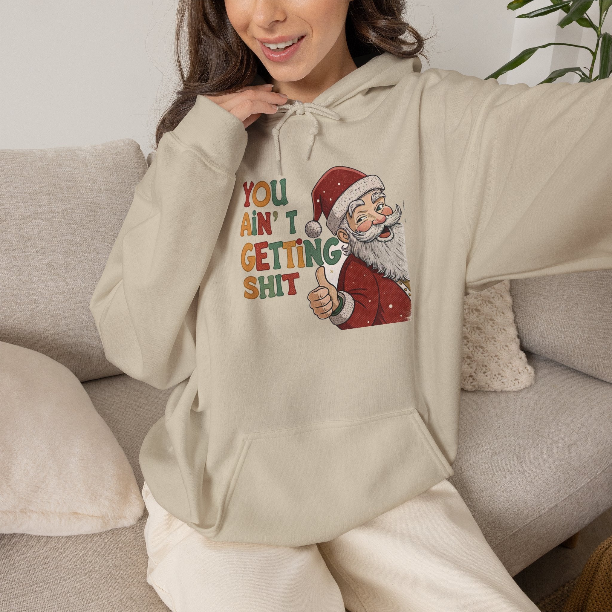 You Ain’t Getting Shit Christmas Hoodie