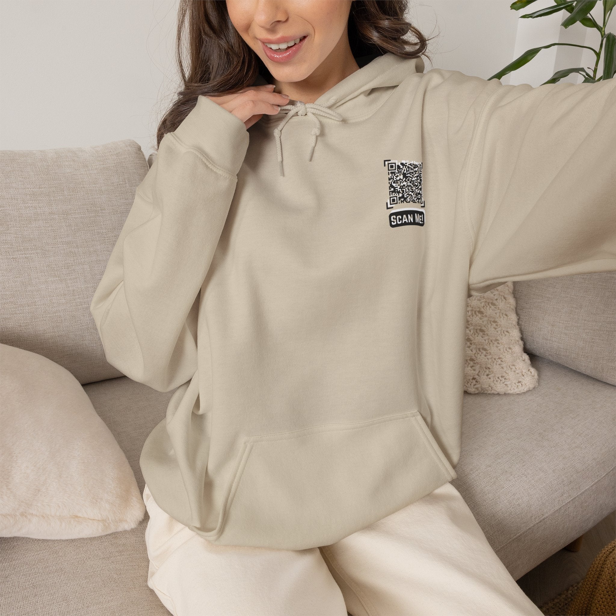 Scan Me QR Code Hoodie