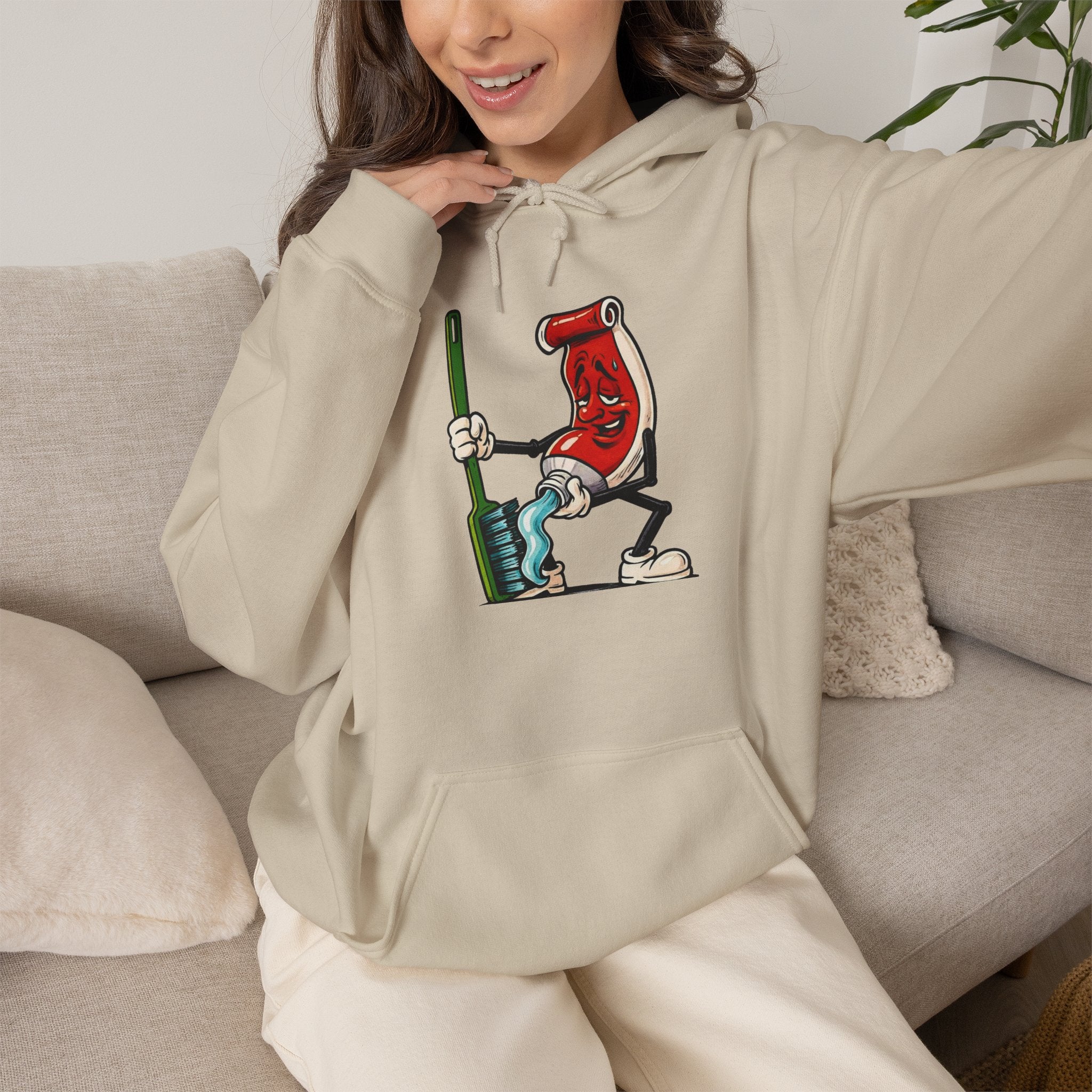 Toothpaste Man Hoodie