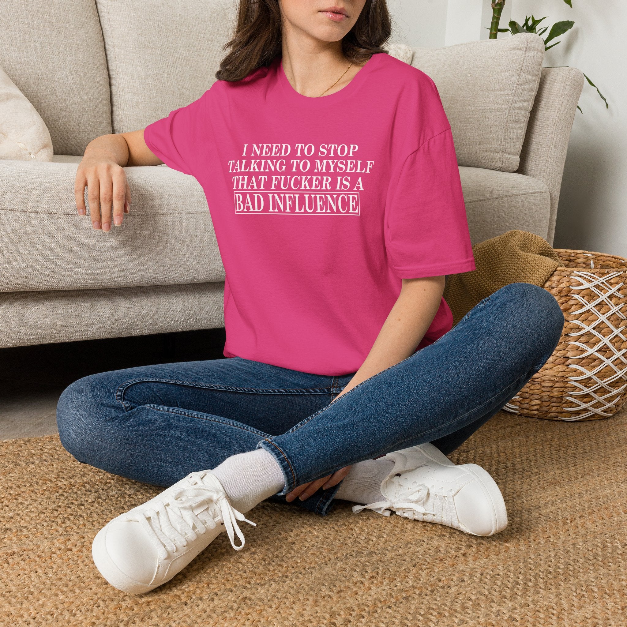 Bad Influence Quote T‑Shirt