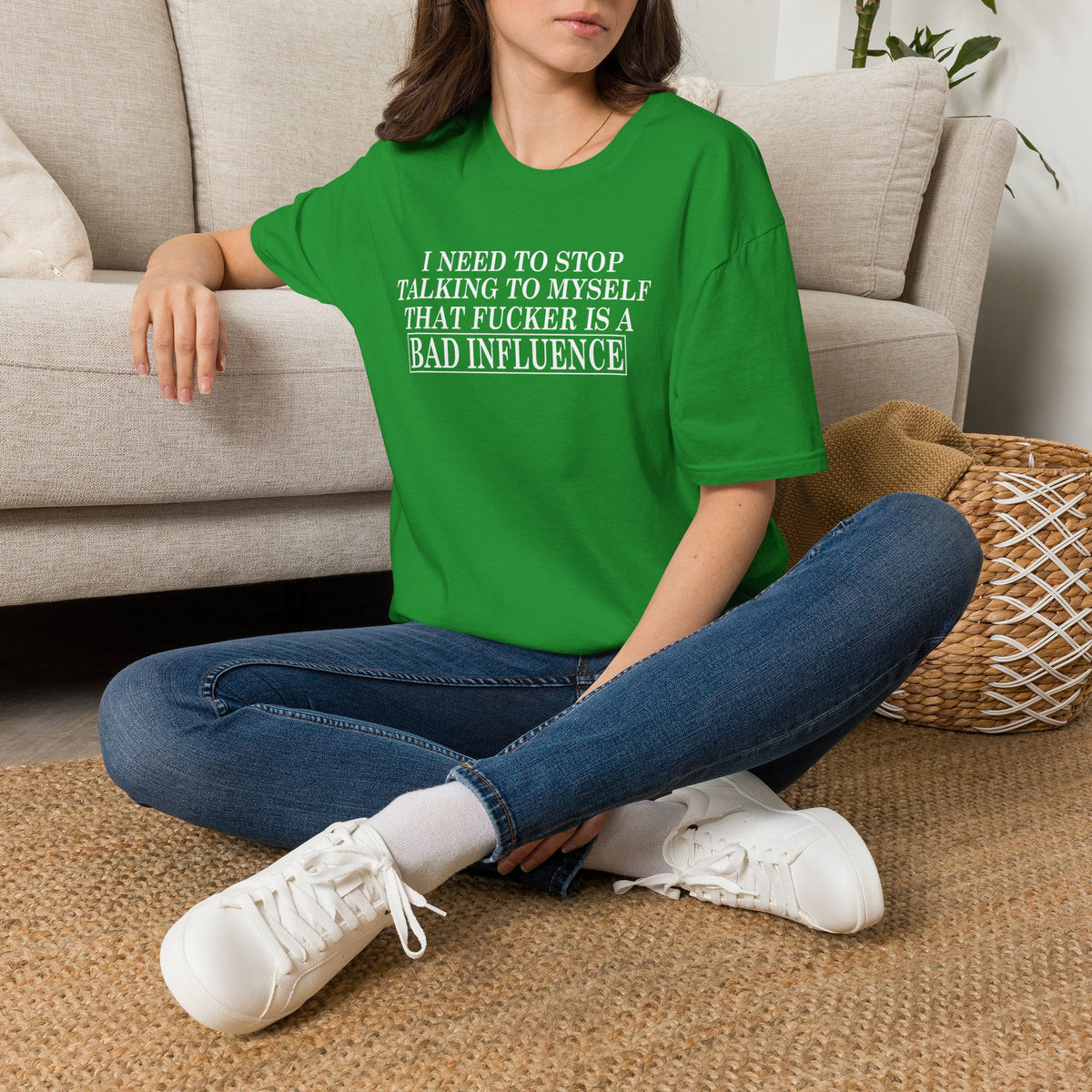 Bad Influence Quote T‑Shirt