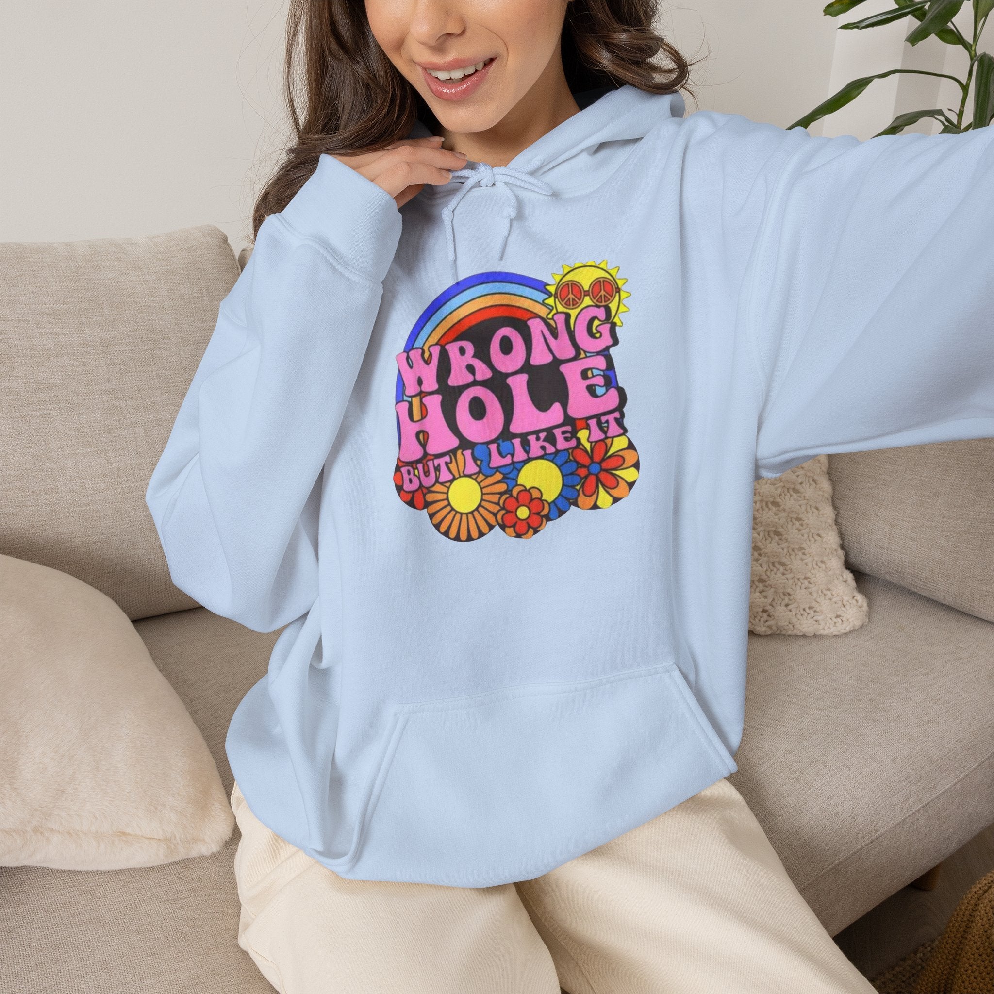 Wrong Hole But I Like It Hoodie