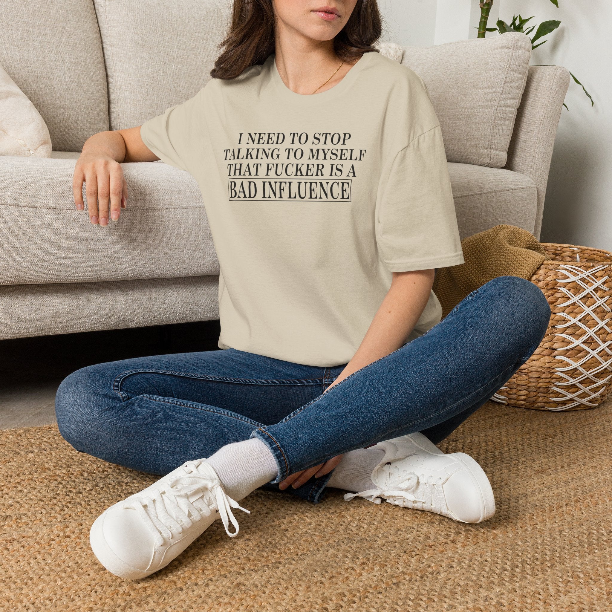 Bad Influence Quote T‑Shirt