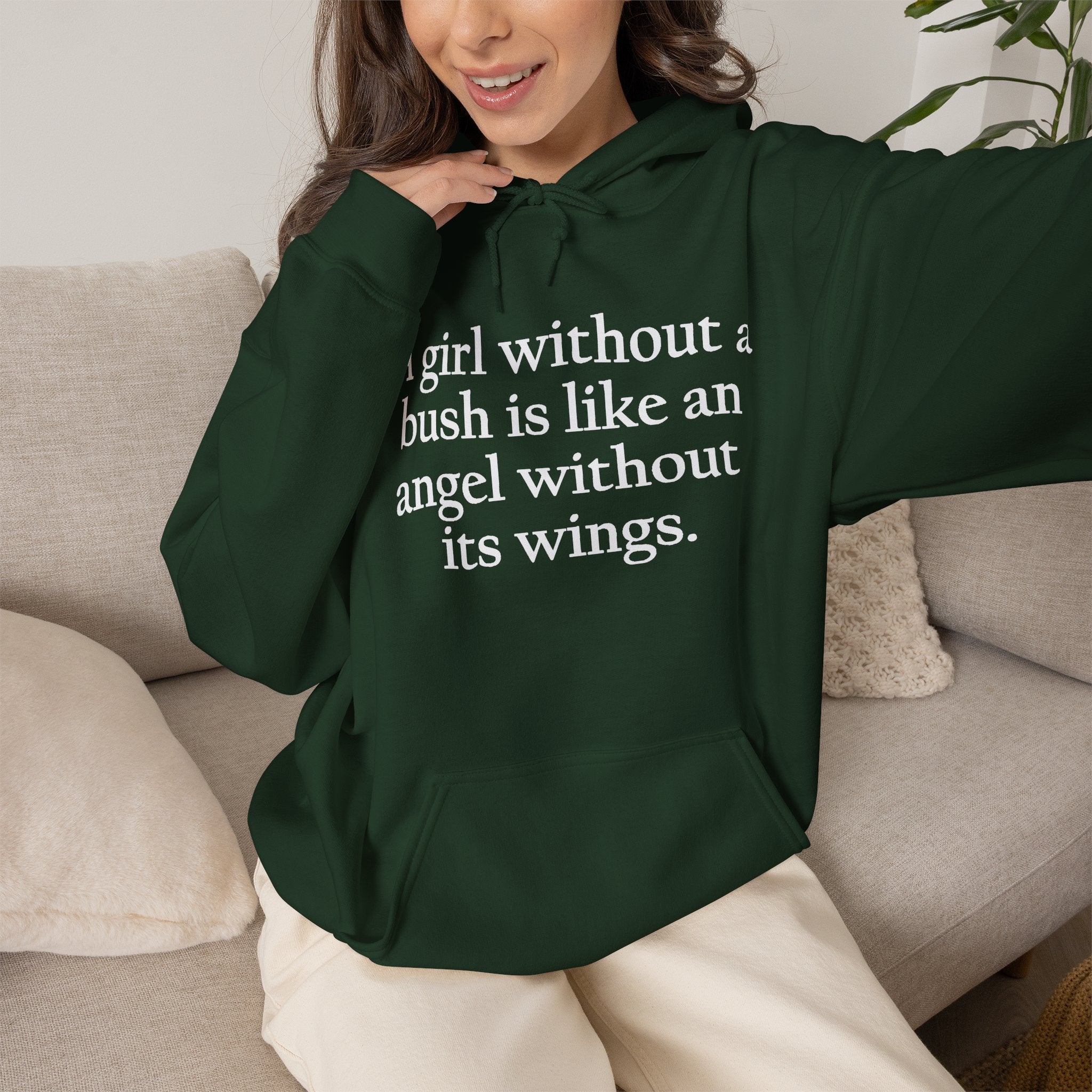 A Girl Without a Bush Hoodie