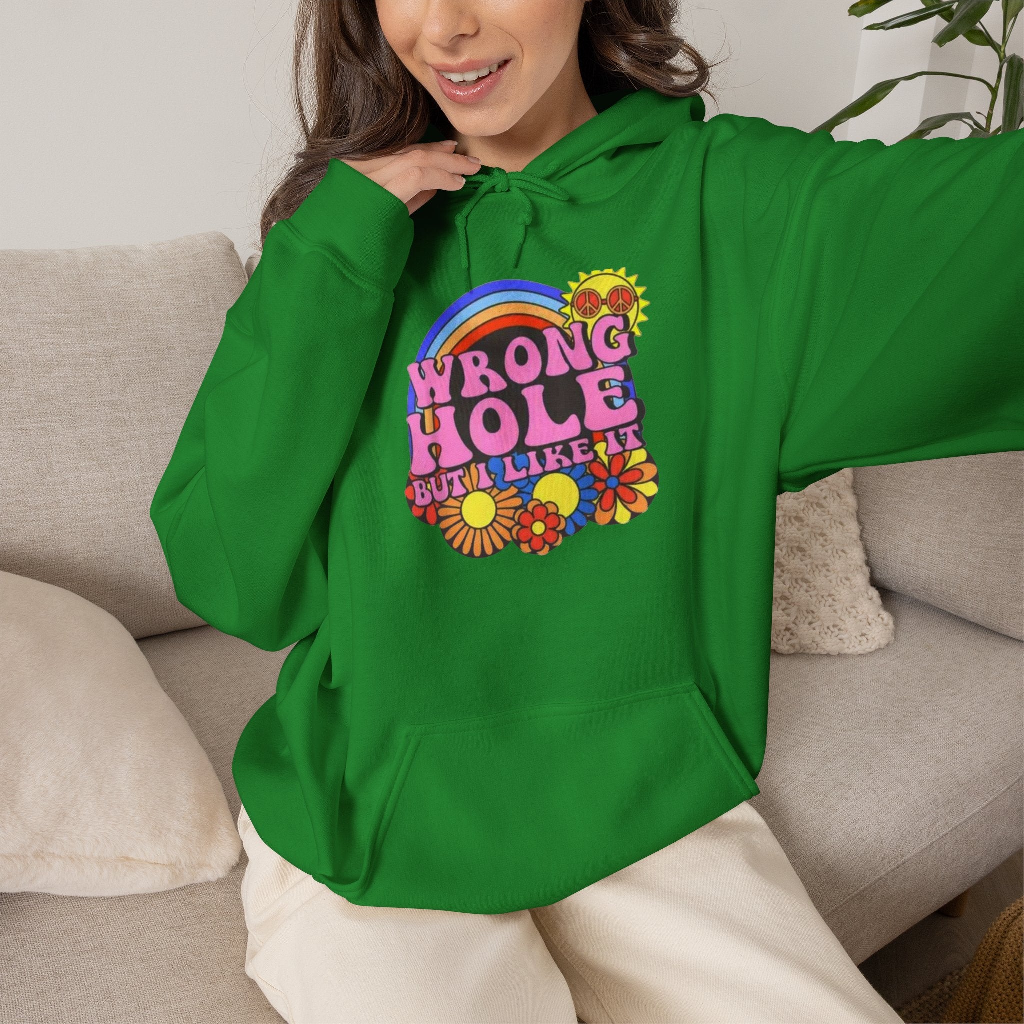 Wrong Hole But I Like It Hoodie