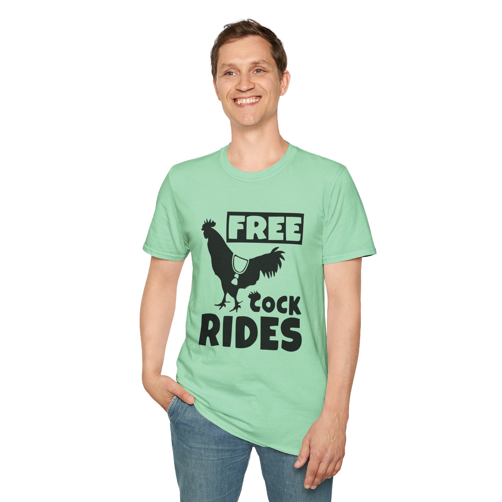 Free Cock Rides T-Shirt