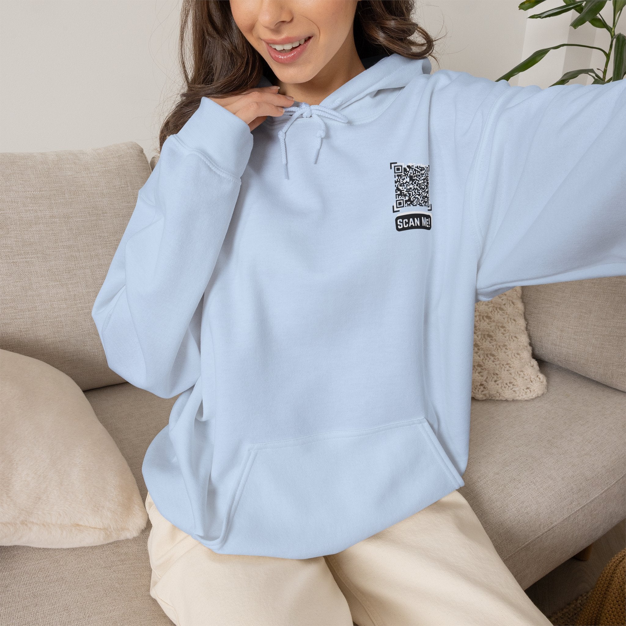 Scan Me QR Code Hoodie