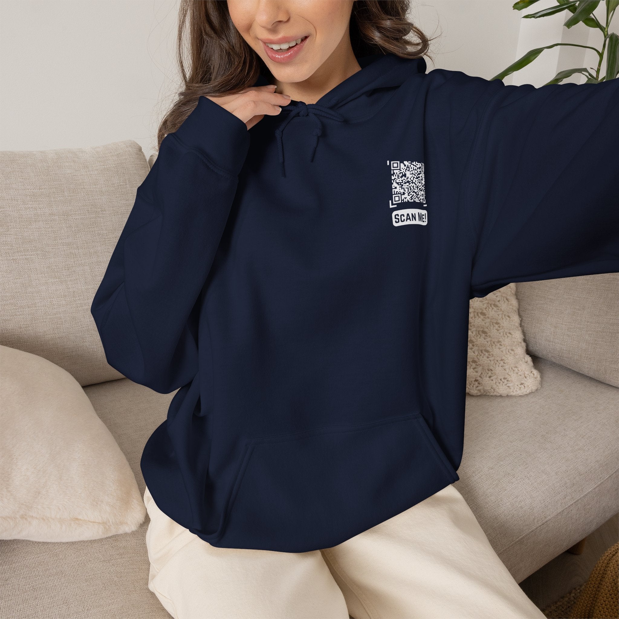 Scan Me QR Code Hoodie