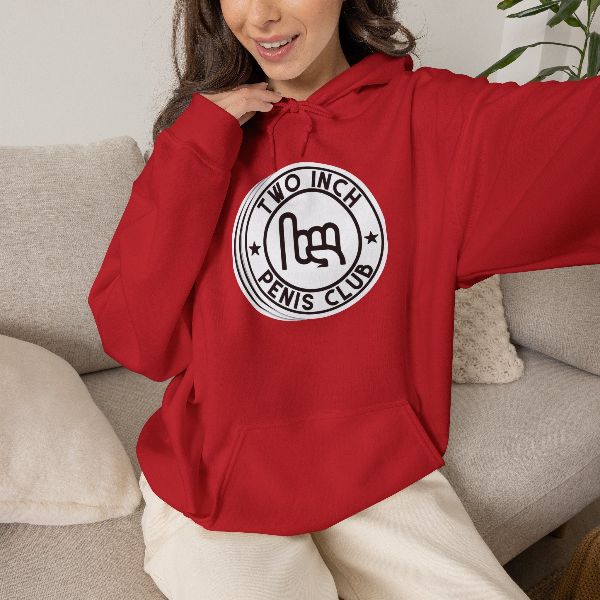 Two Inch Penis Club Hoodie