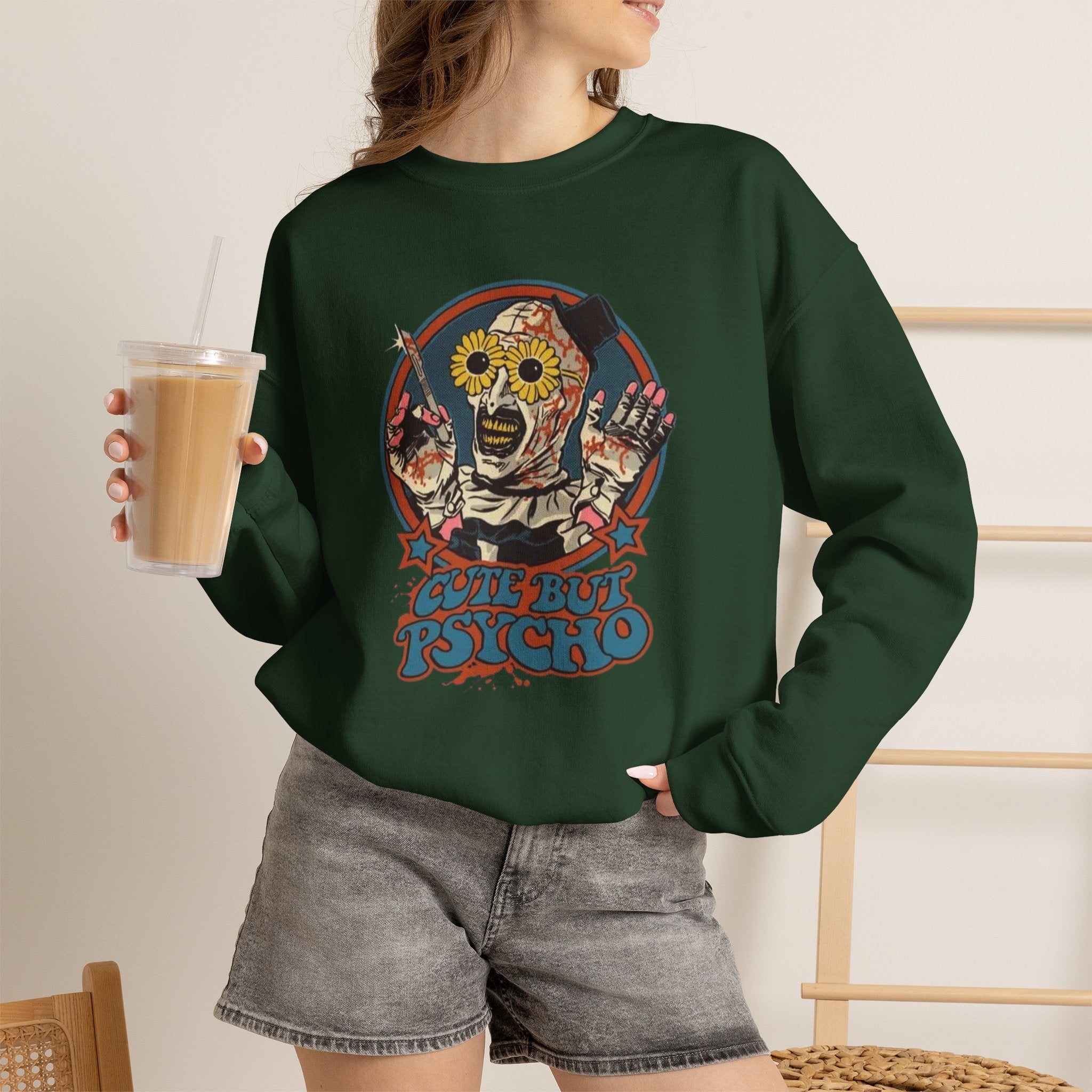 Cute But Psycho Crewneck Sweatshirt