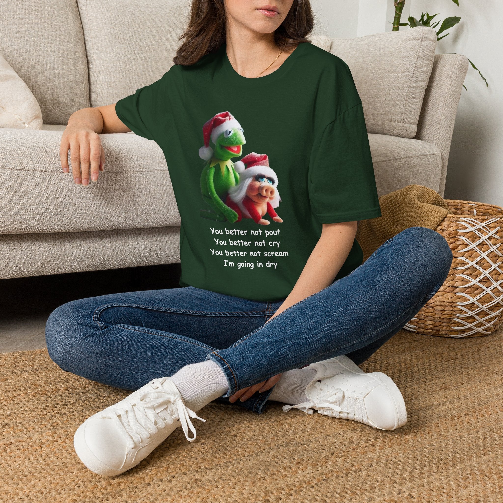 You Better Not Pout, You Better Not Cry Hoodie – I’m Going In Dry Christmas Hoodie