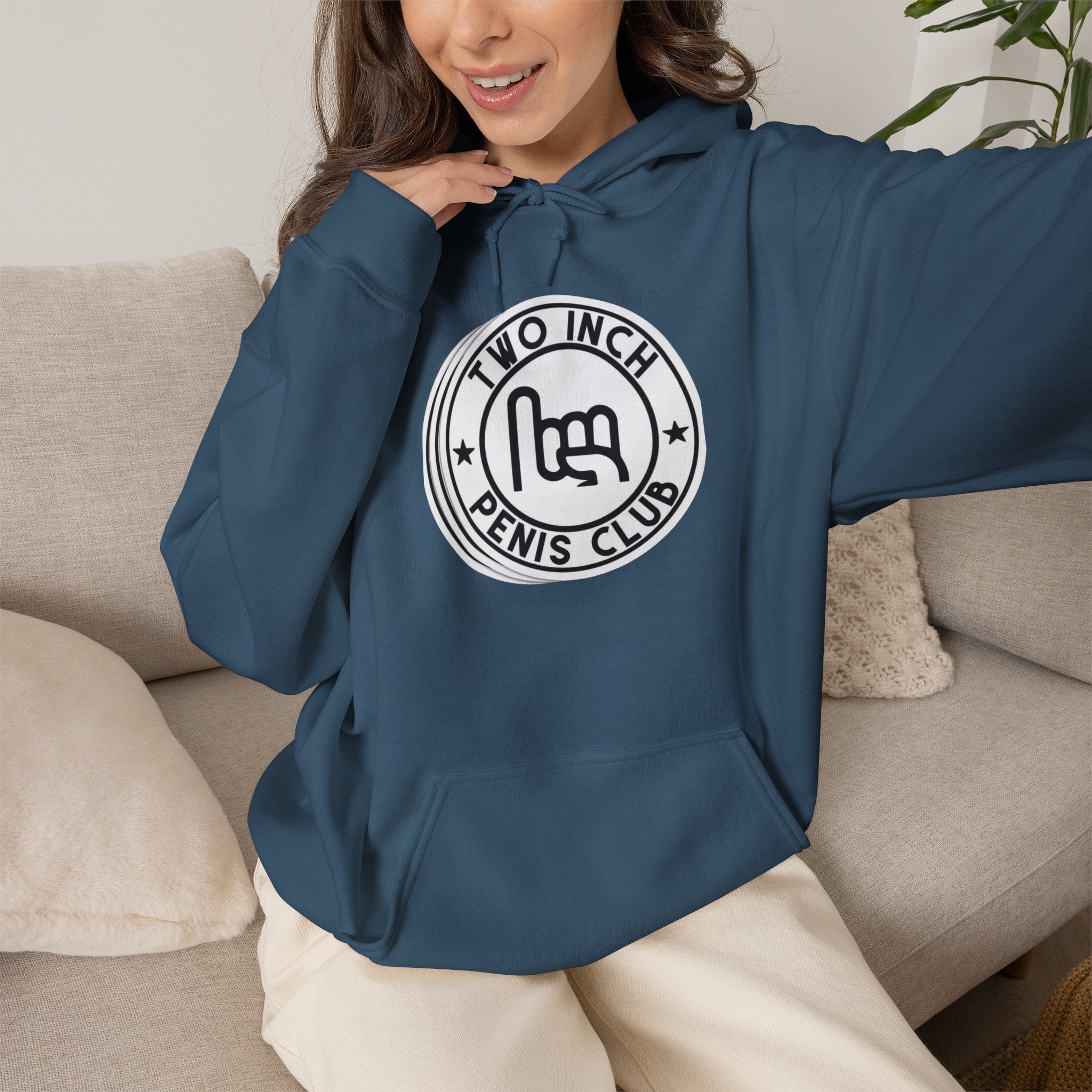 Two Inch Penis Club Hoodie