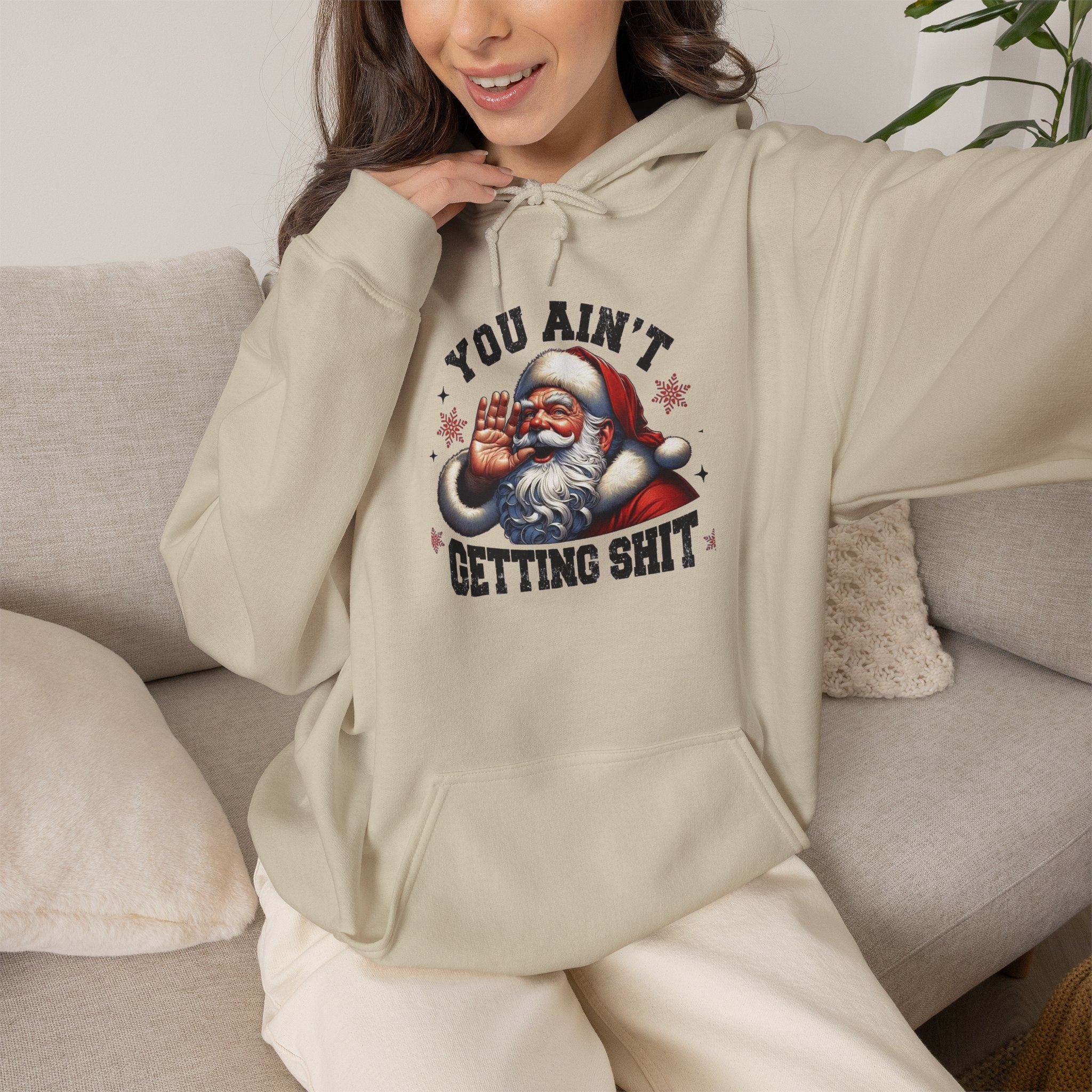 You Ain’t Getting Shit Christmas Hoodie