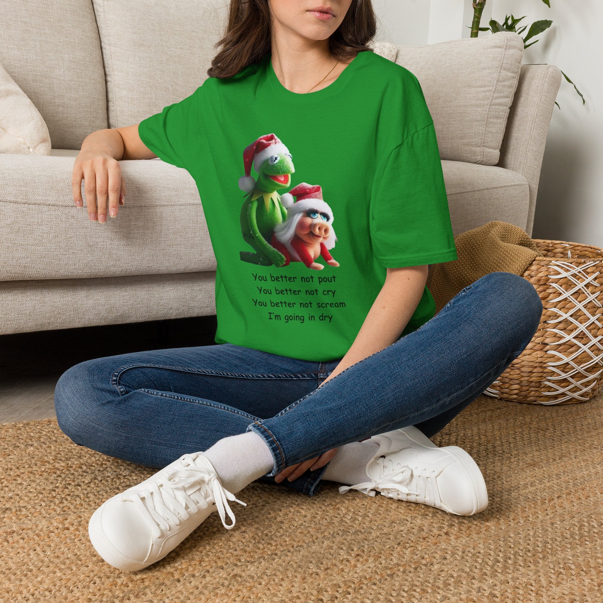 You Better Not Pout, You Better Not Cry Hoodie – I’m Going In Dry Christmas Hoodie