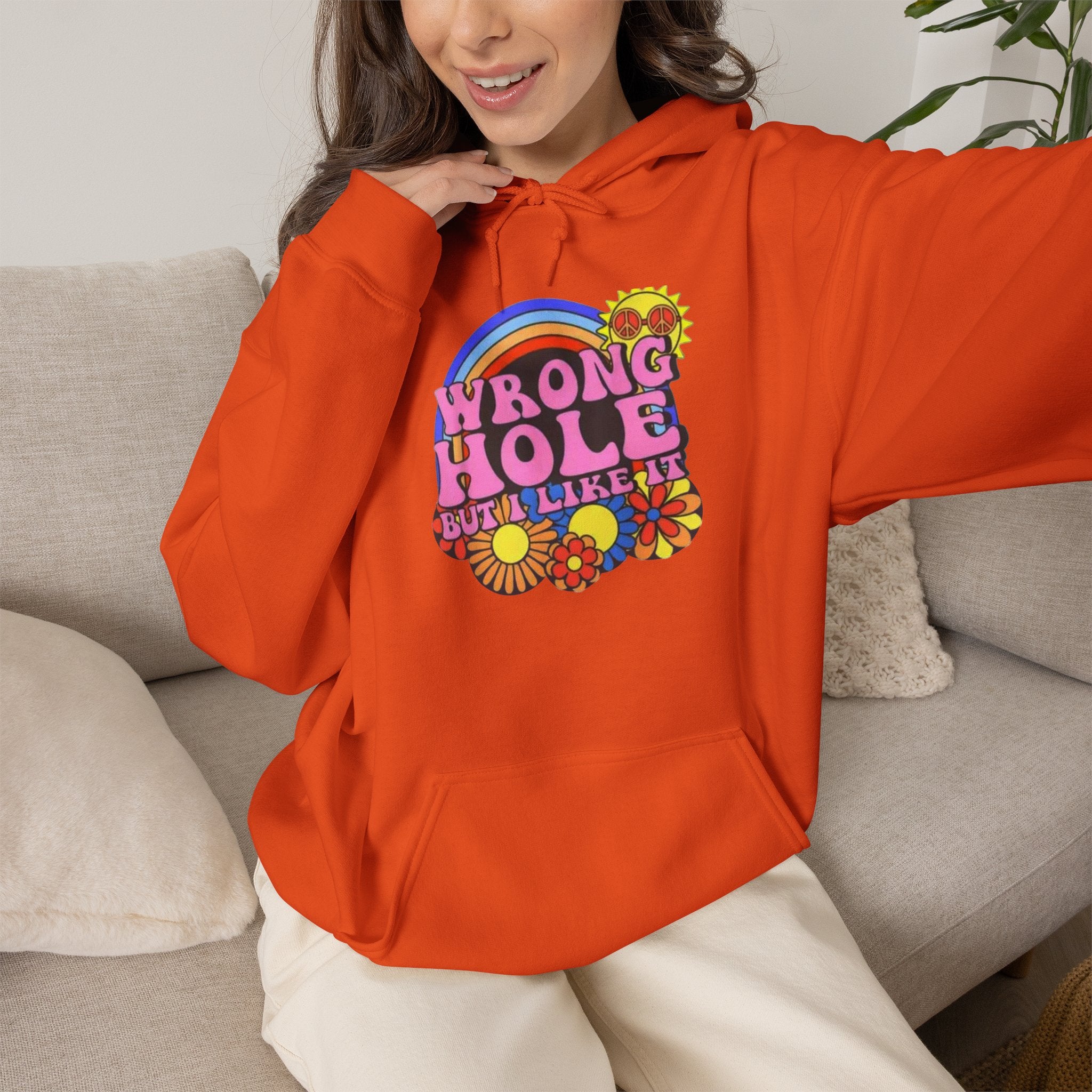 Wrong Hole But I Like It Hoodie