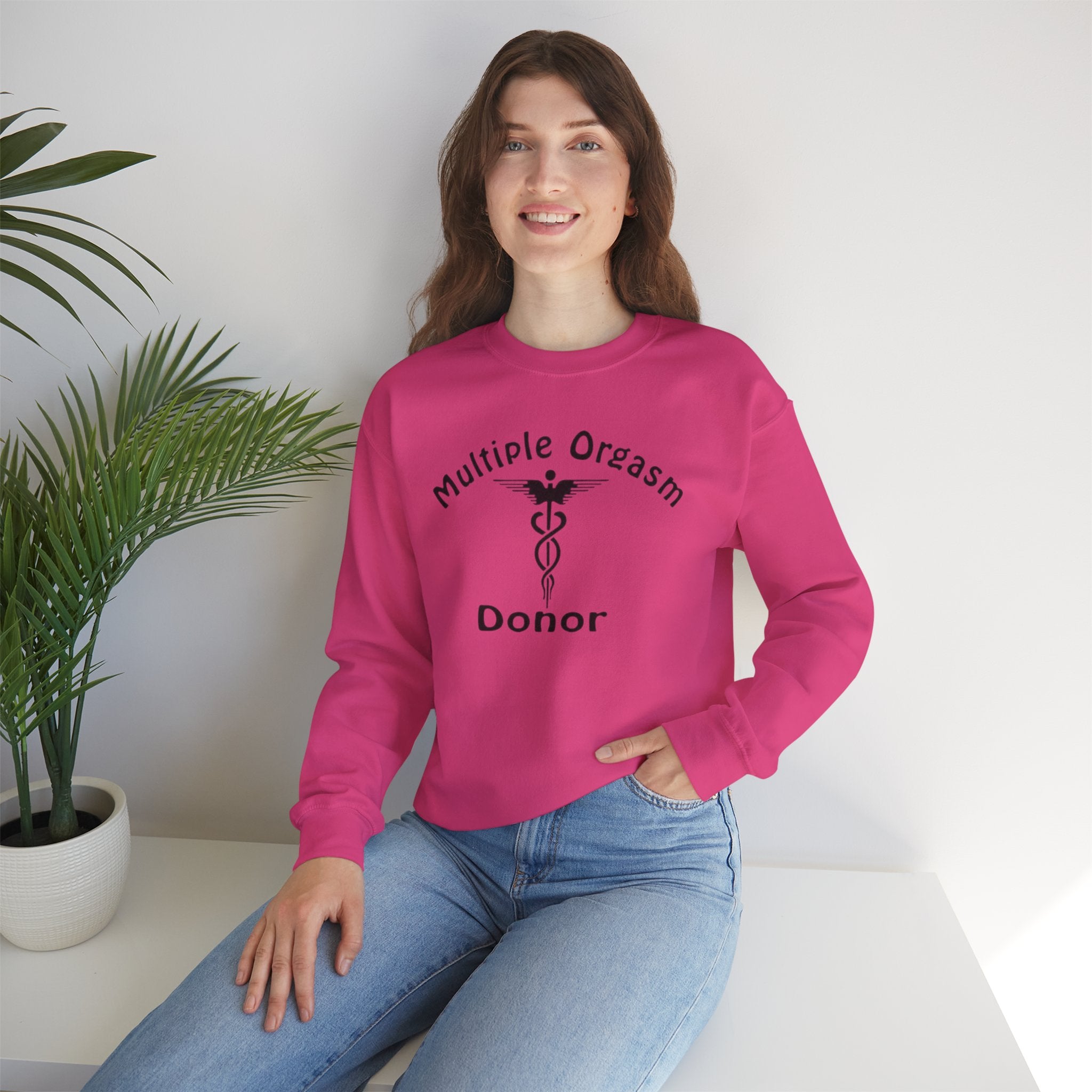 Multiple Orgasm Donor Crewneck Sweatshirt
