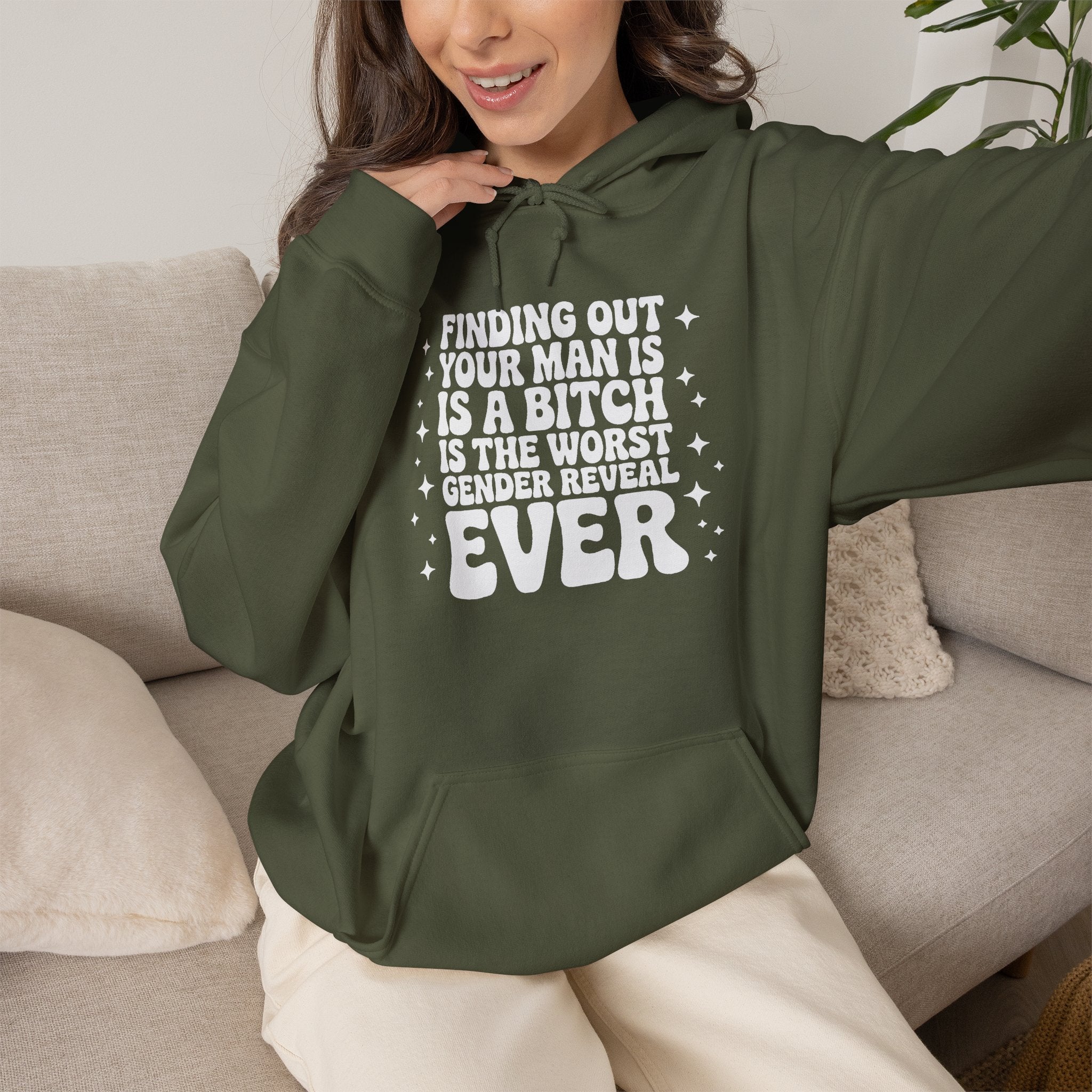 Finding Out Your Man Is a Bitch Hoodie