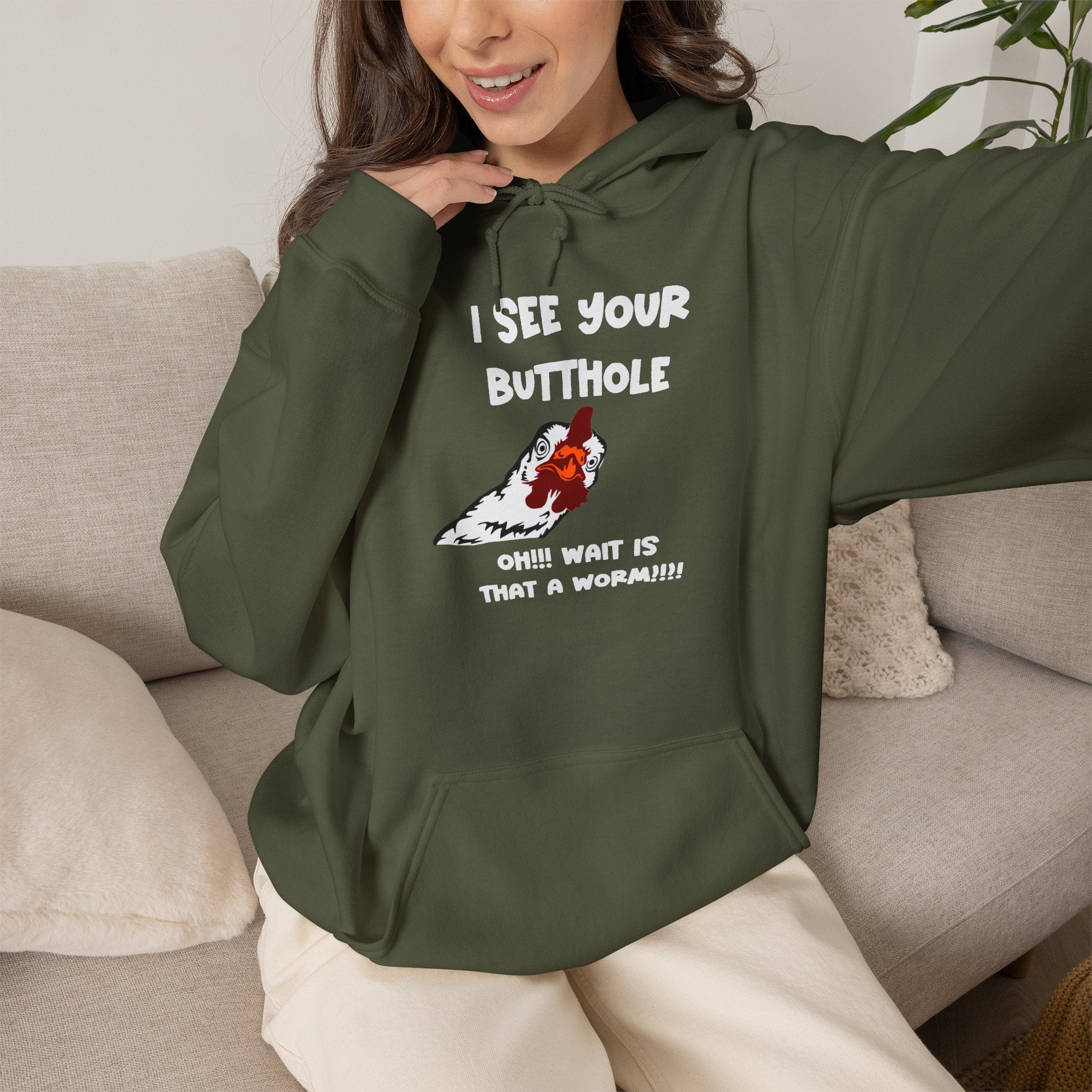 I See Your Butthole Hoodie