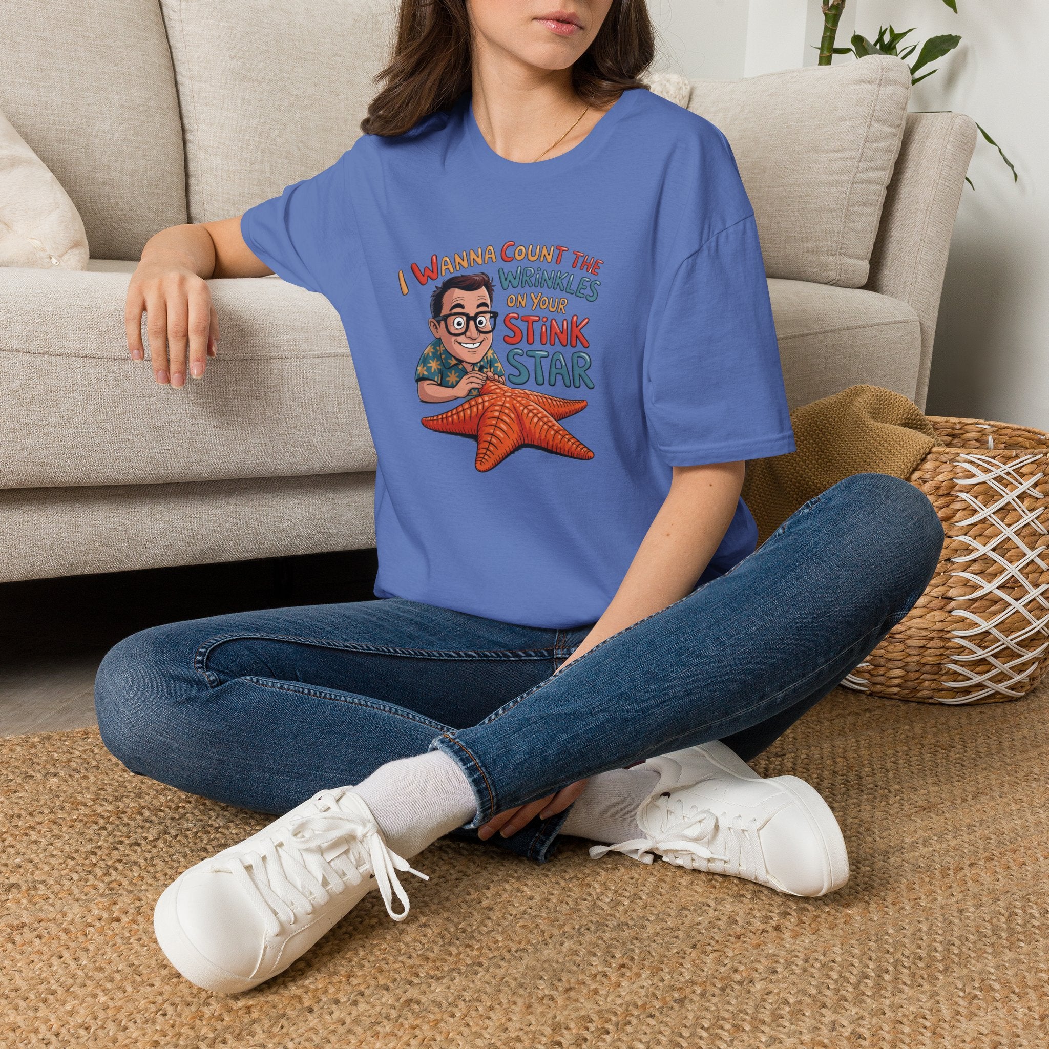 I Wanna Count the Wrinkles on Your Stink Star T-Shirt
