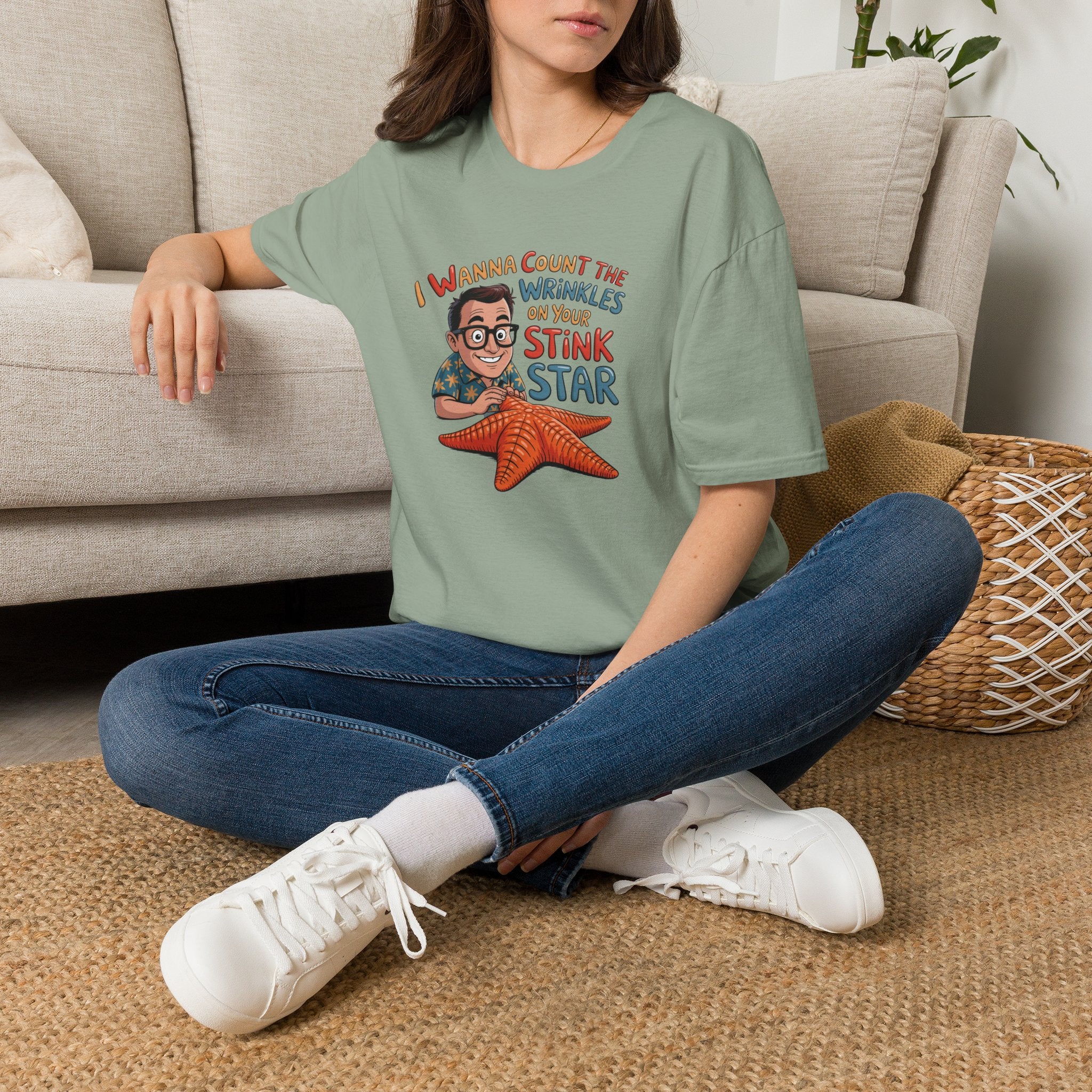 I Wanna Count the Wrinkles on Your Stink Star T-Shirt