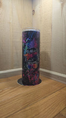 Fuck Everything Neon Skinny Tumbler
