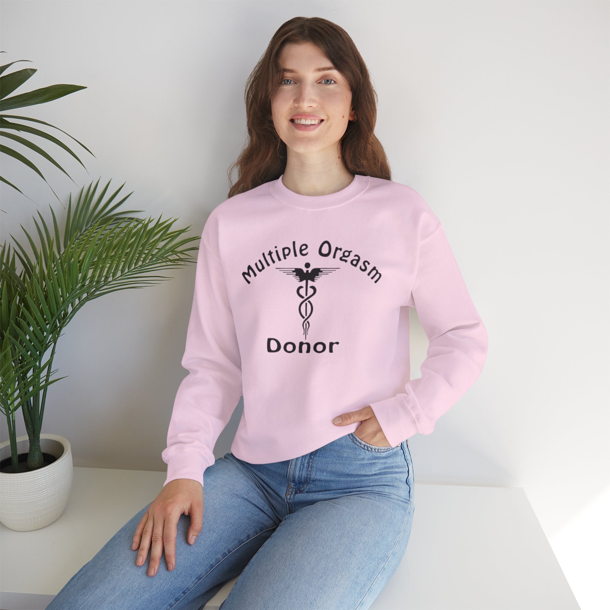 Multiple Orgasm Donor Crewneck Sweatshirt