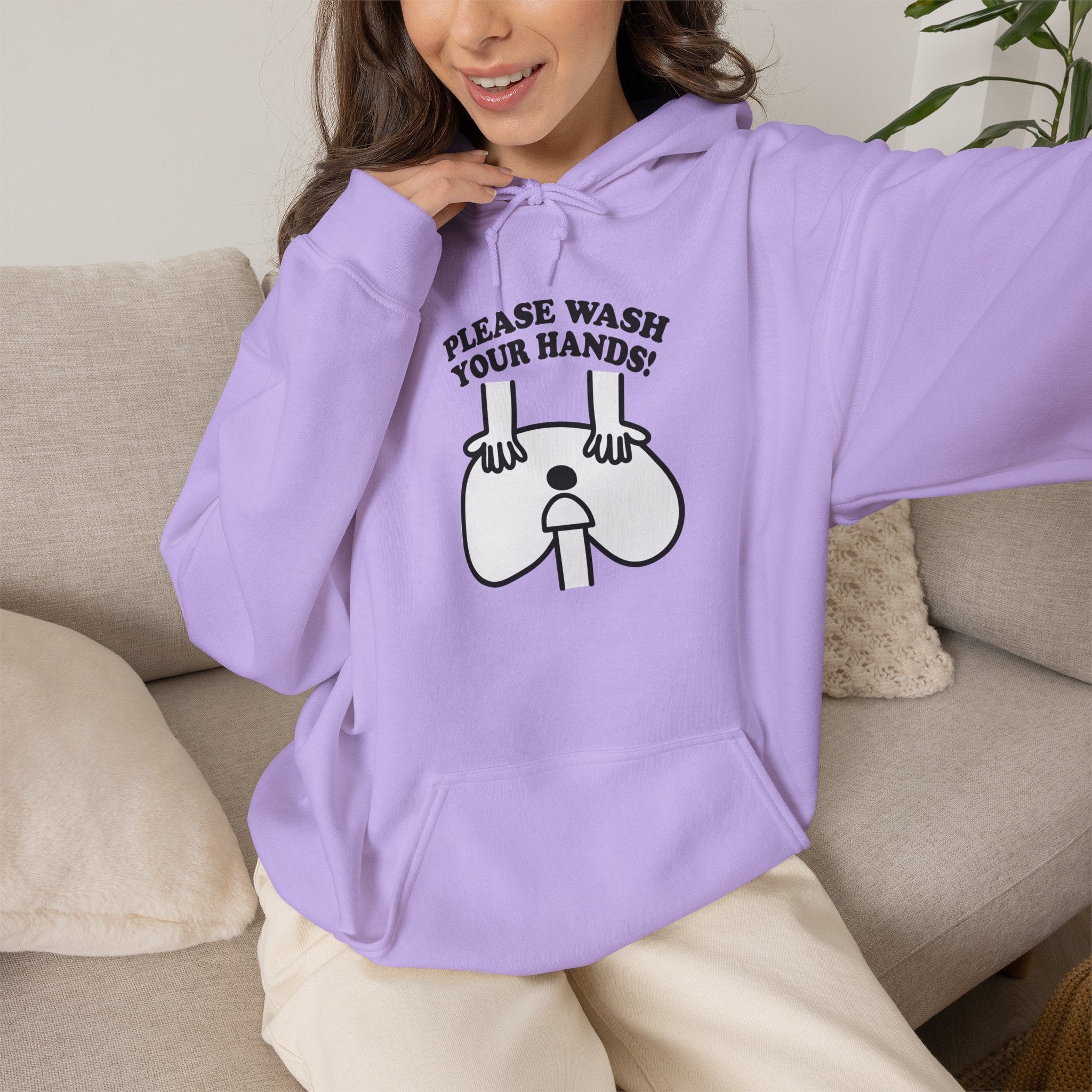 Please Wash Your Hands Hoodie