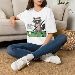 Raccoon Pool Player TShirt