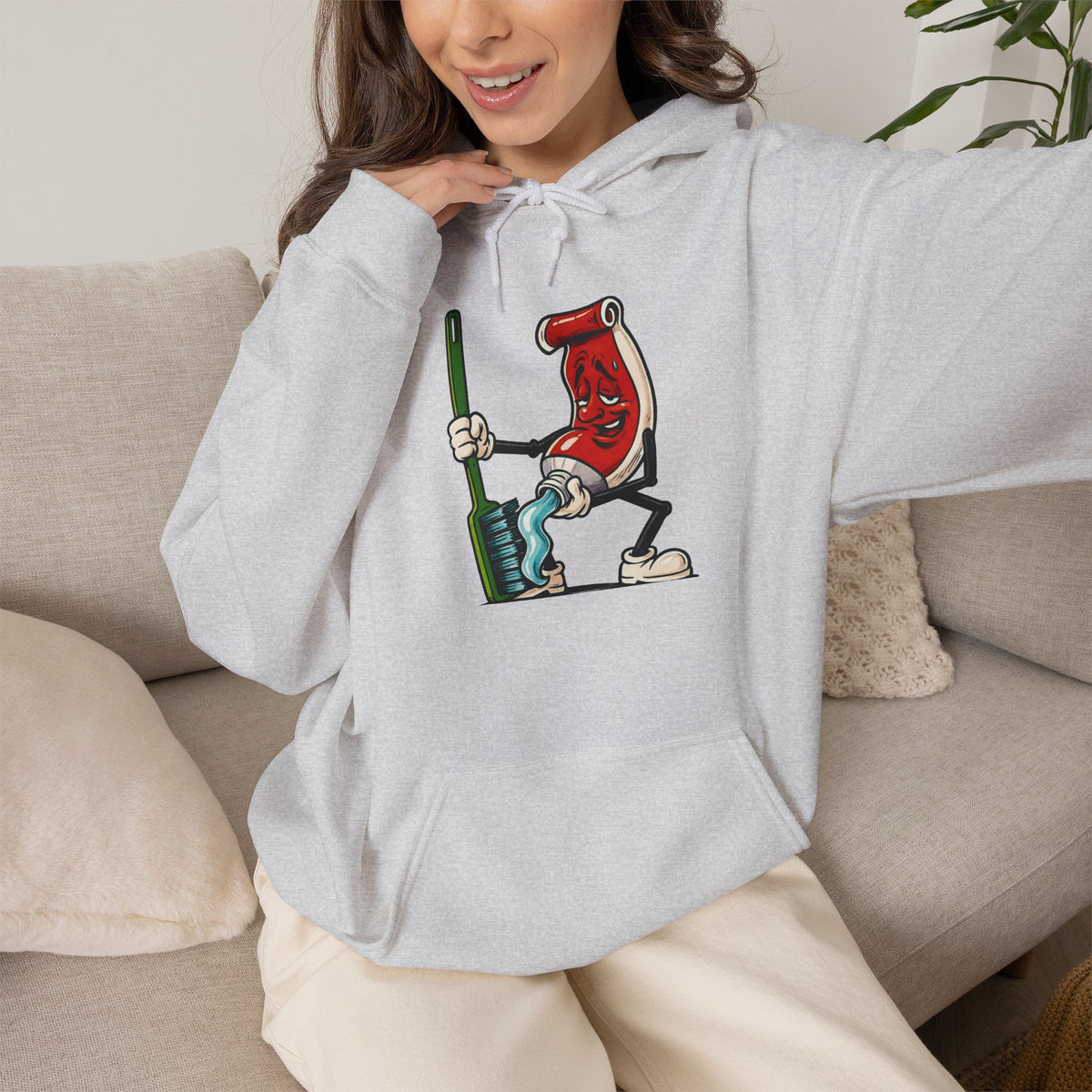 Toothpaste Man Hoodie