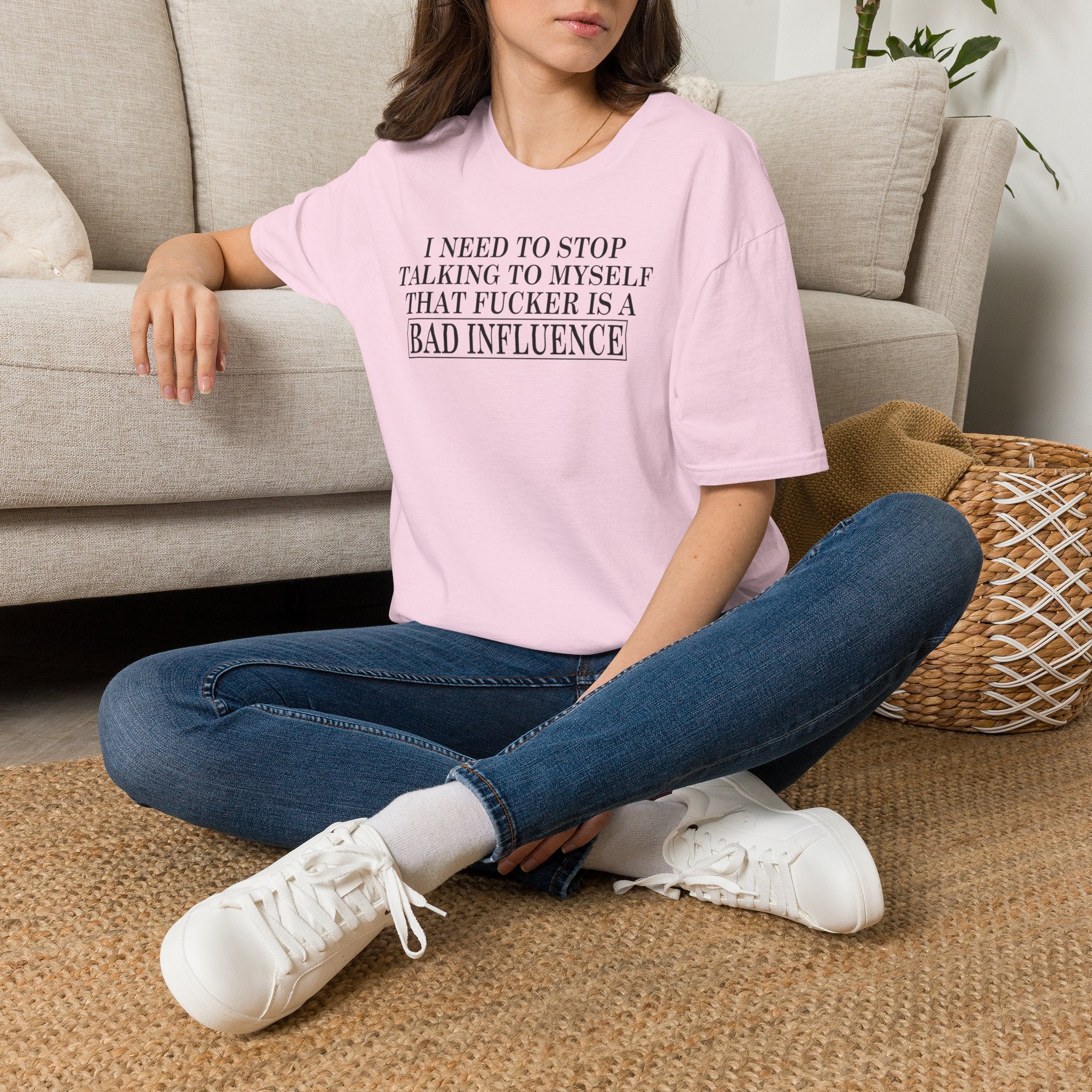 Bad Influence Quote T‑Shirt