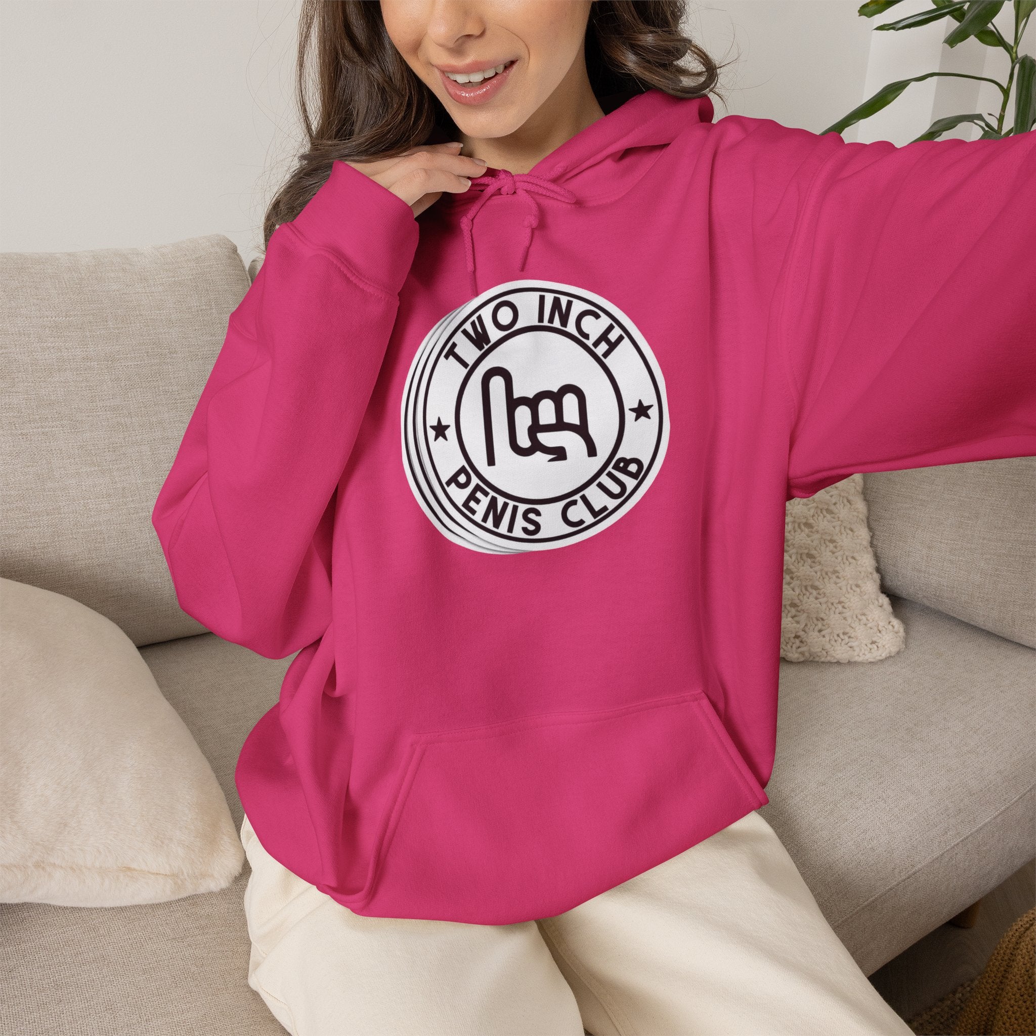 Two Inch Penis Club Hoodie