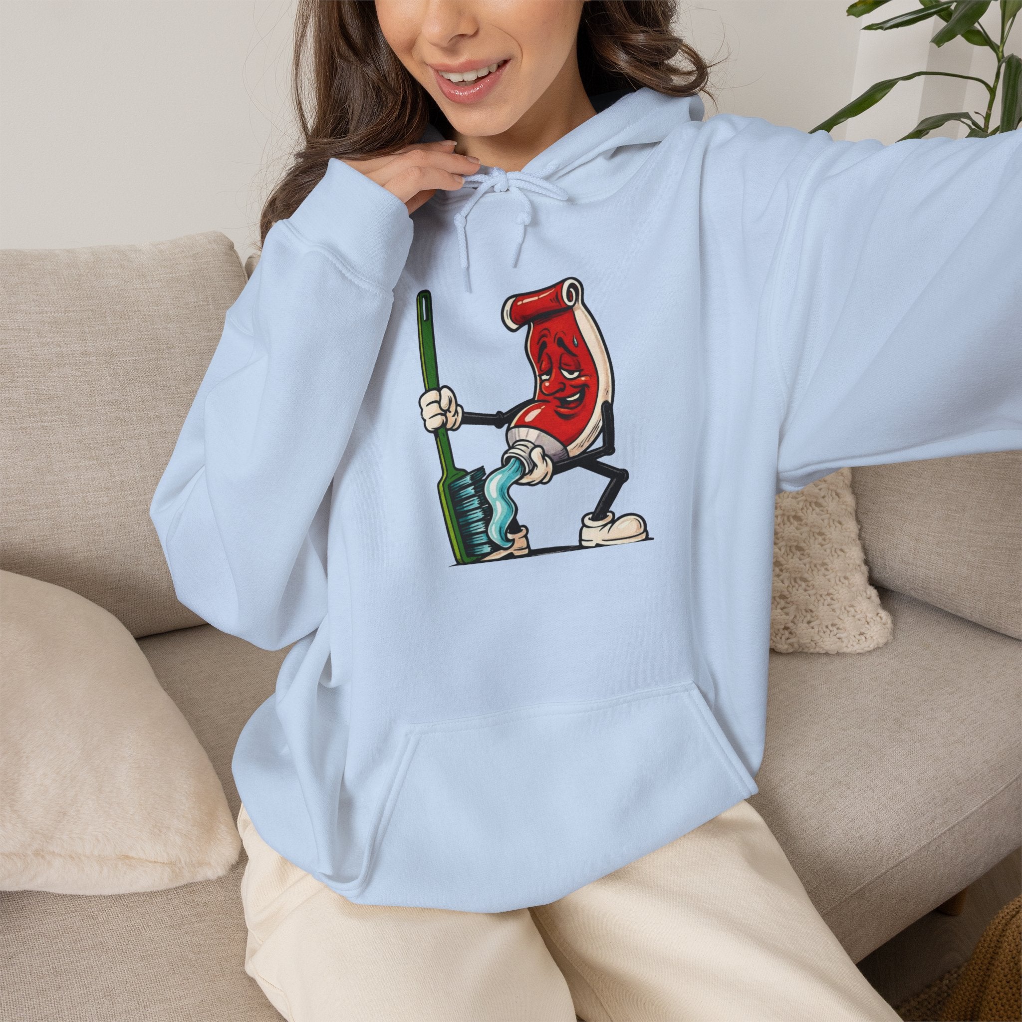 Toothpaste Man Hoodie