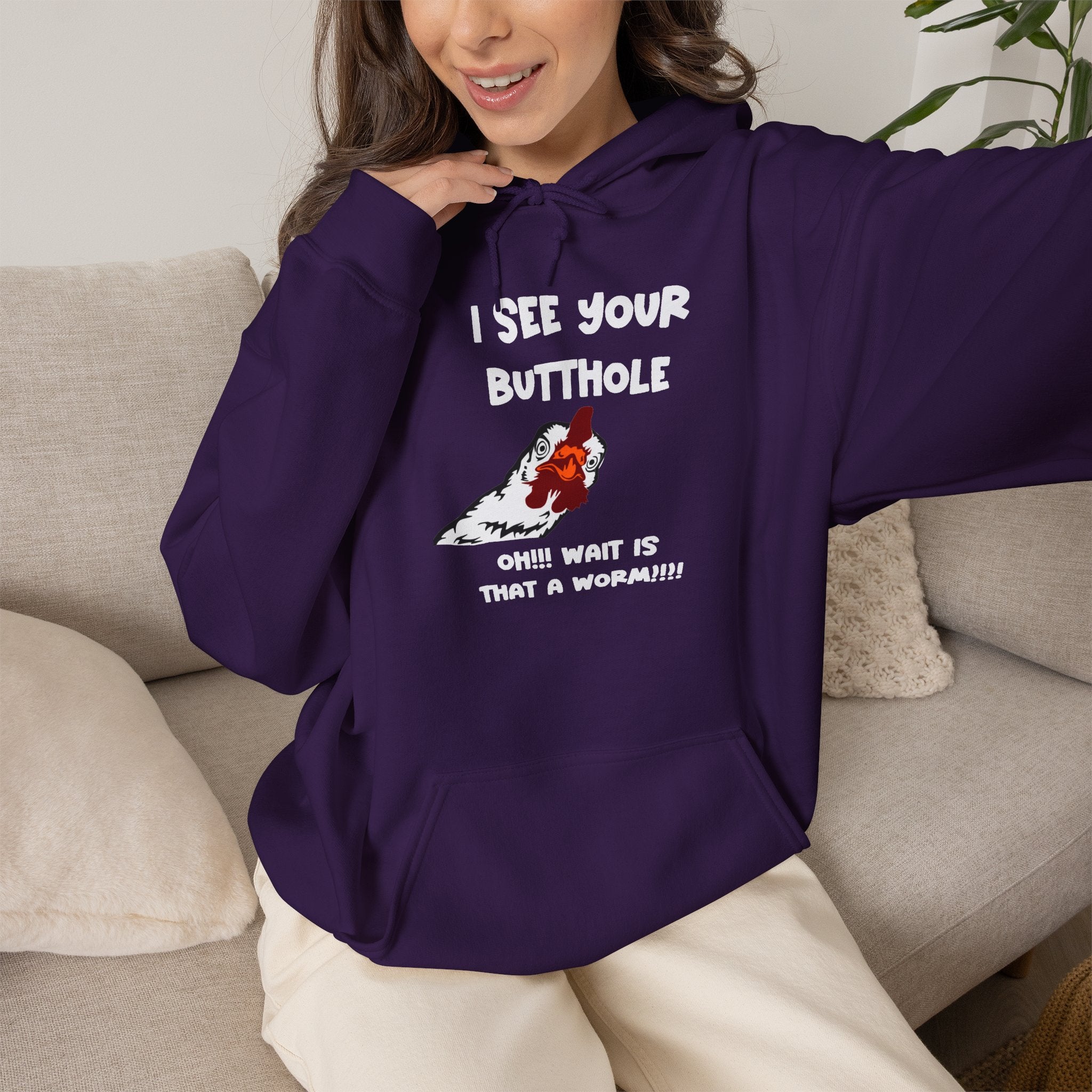 I See Your Butthole Hoodie