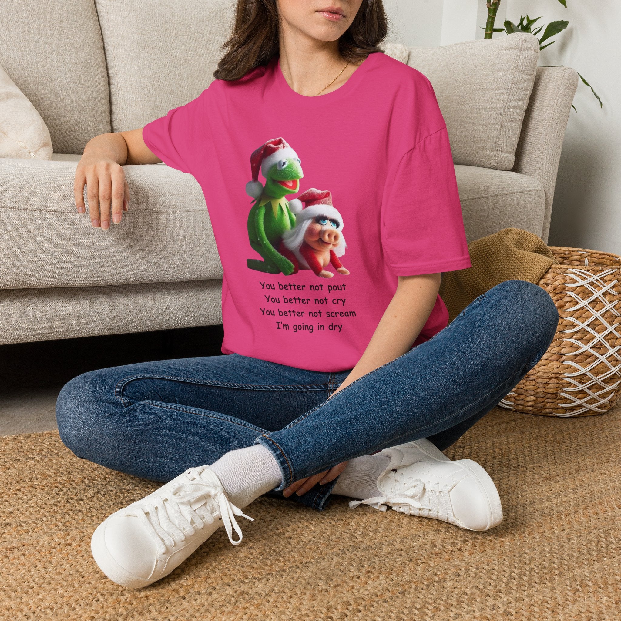You Better Not Pout, You Better Not Cry Hoodie – I’m Going In Dry Christmas Hoodie