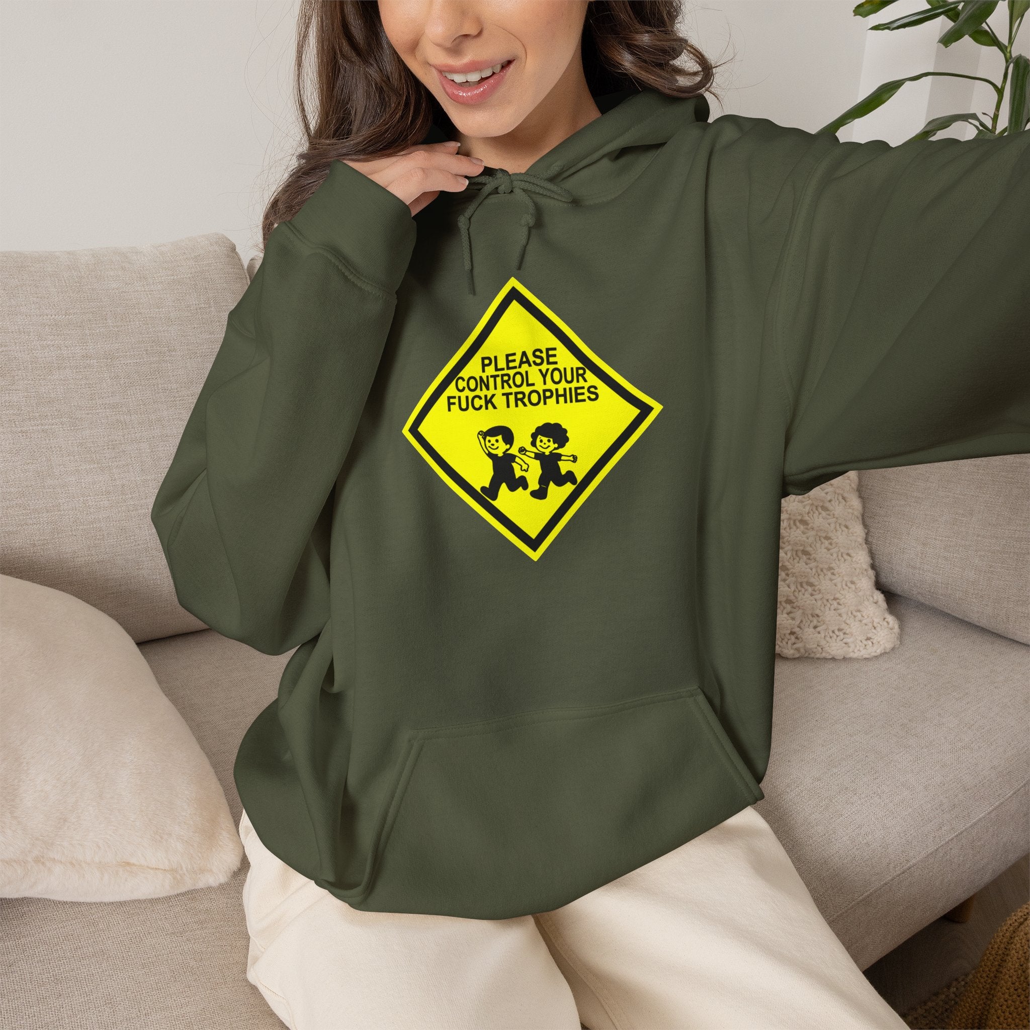 Please Control Your Fuck Trophies Hoodie
