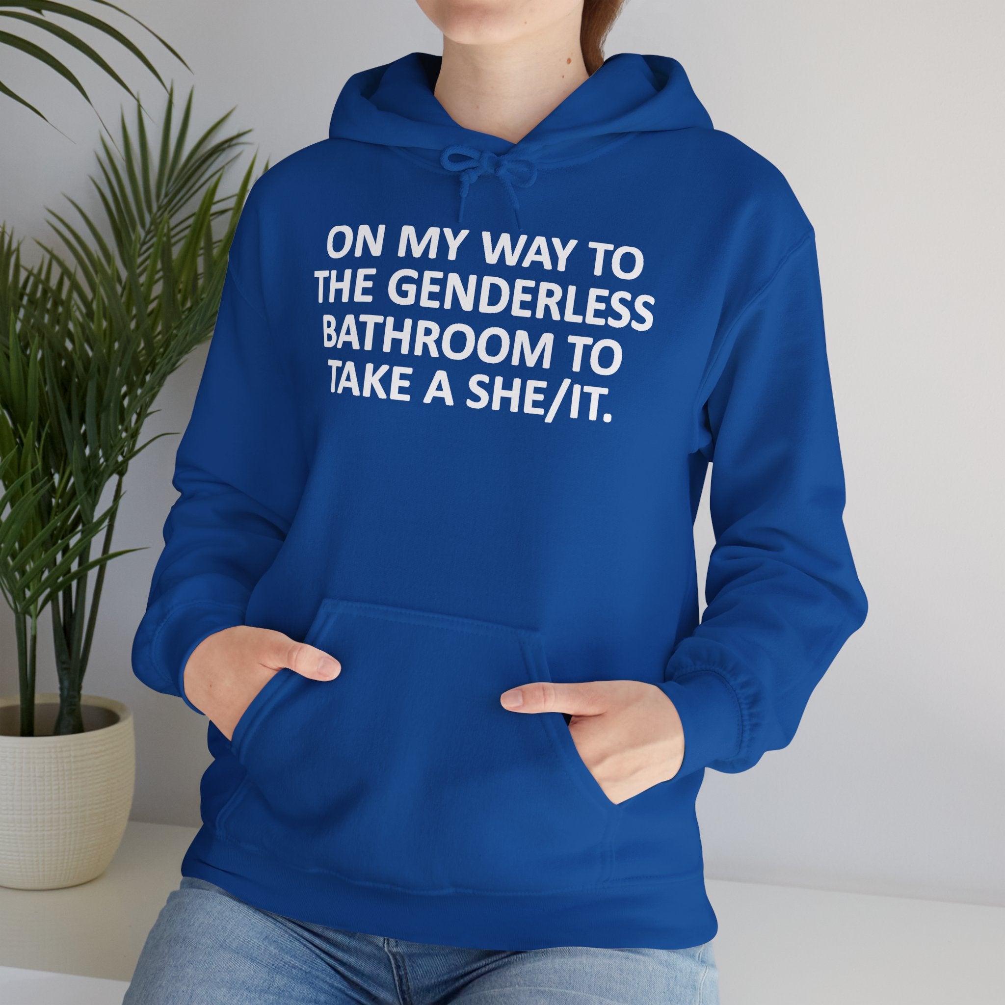 On My Way to the Genderless Bathroom Hoodie