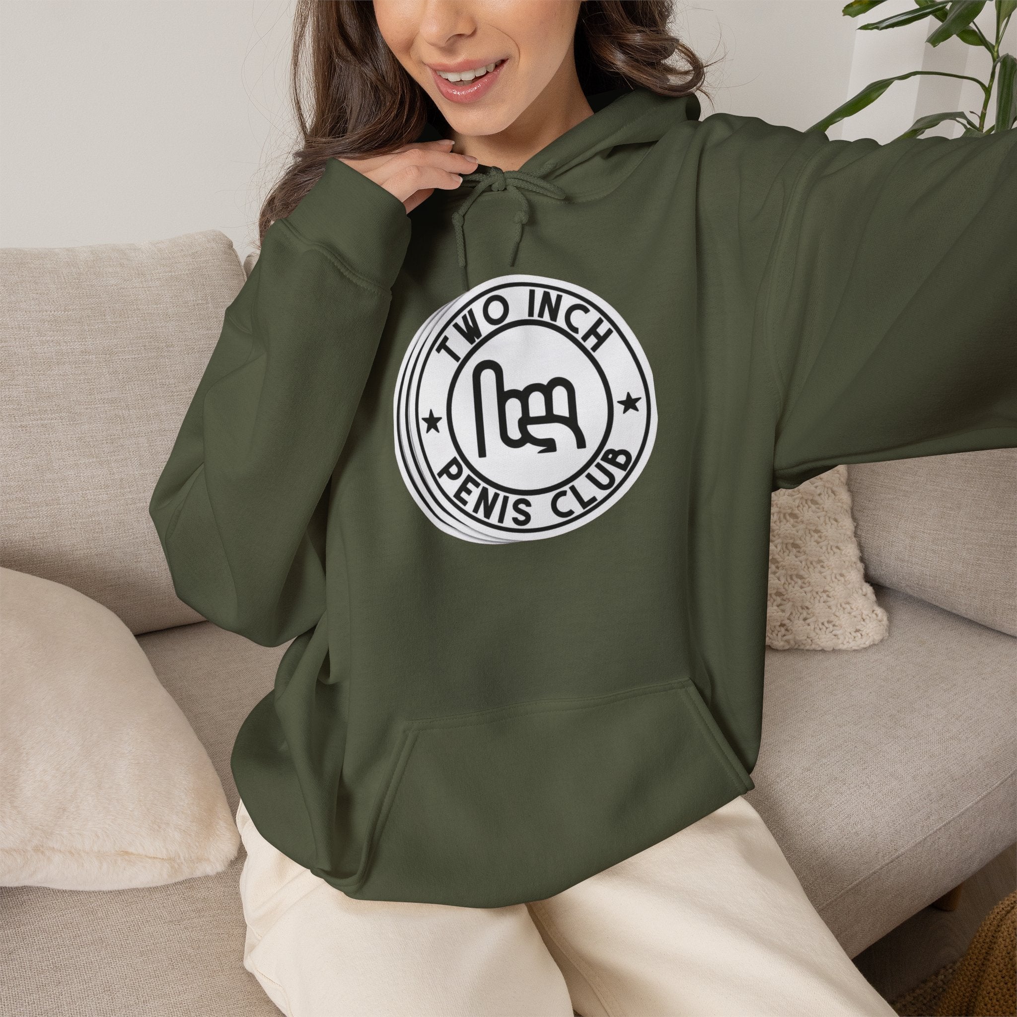 Two Inch Penis Club Hoodie