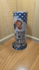 Shitty Housewife Funny Tumbler