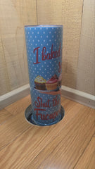 Shut the Fucupcakes Funny Skinny Tumbler